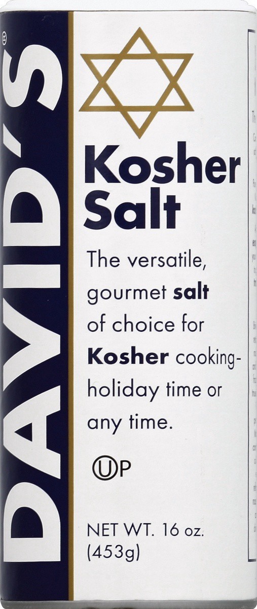 slide 2 of 2, David's Kosher Salt, 16 oz