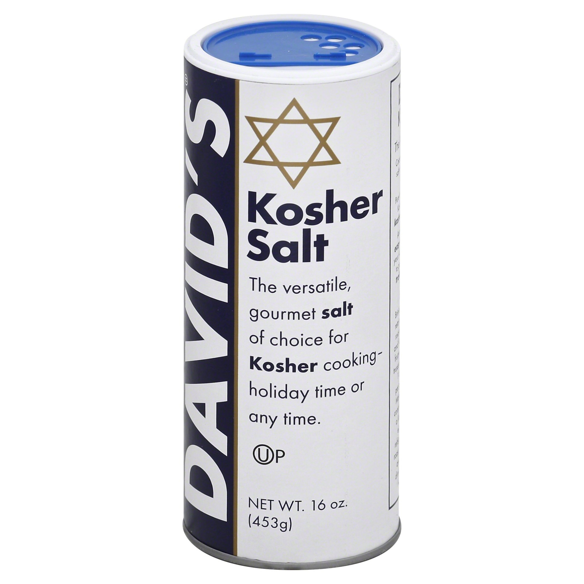 slide 1 of 1, David's Kosher Salt, 16 oz