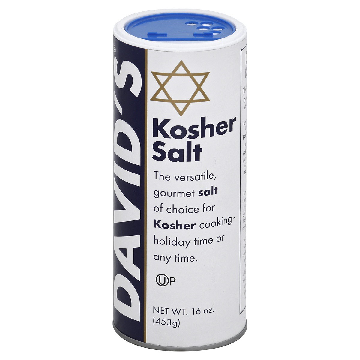 slide 1 of 2, David's Kosher Salt, 16 oz