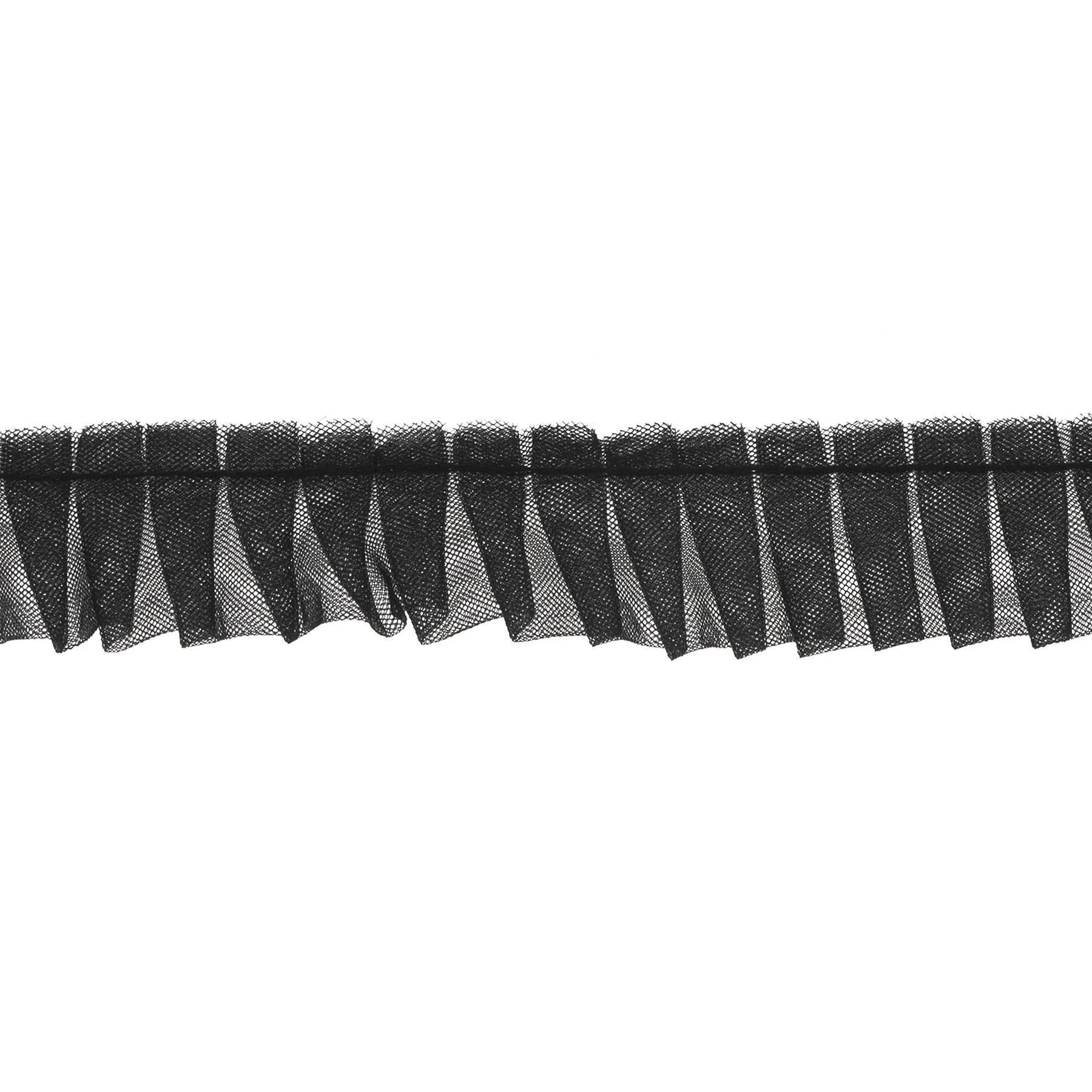 slide 2 of 3, 1.1" Tulle Ruffle Trim By Celebrate It, 