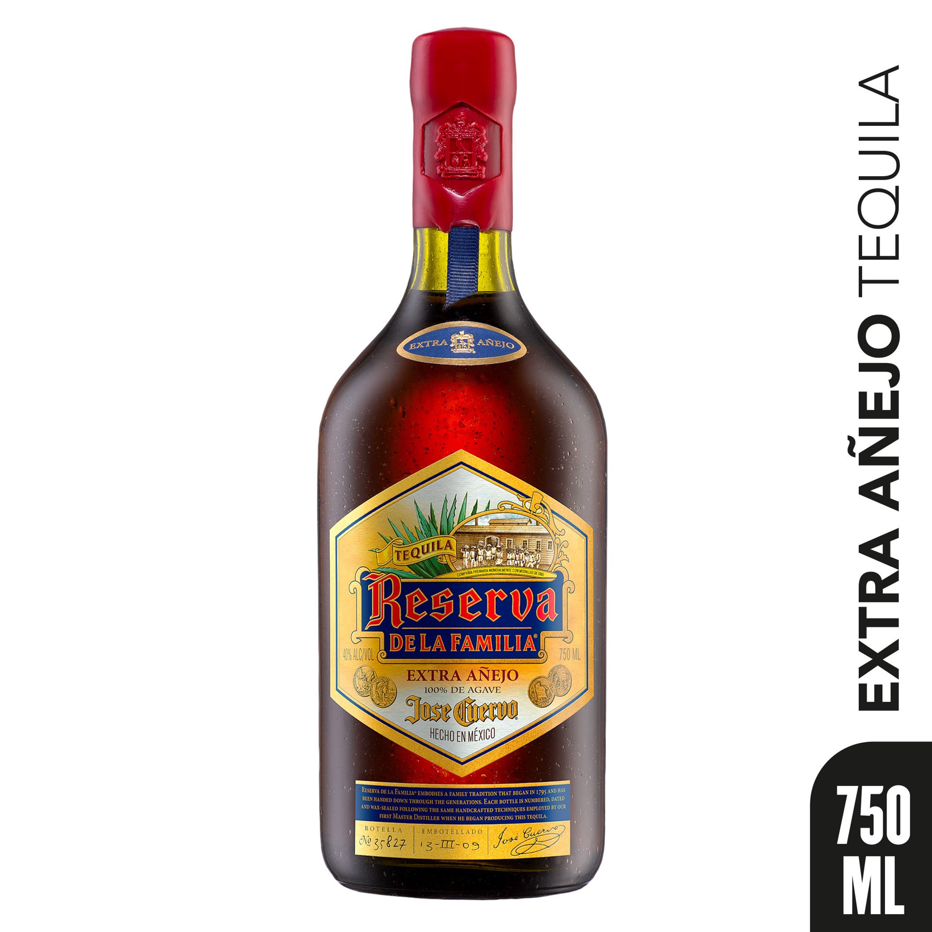 slide 7 of 10, Reserva de la Familia by Jose Cuervo Extra Añejo Tequila 80 Proof (750 ml), 750 ml