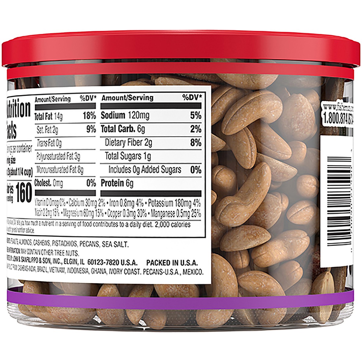 slide 7 of 7, FISHER SNACK Mixed Nuts, 10 oz