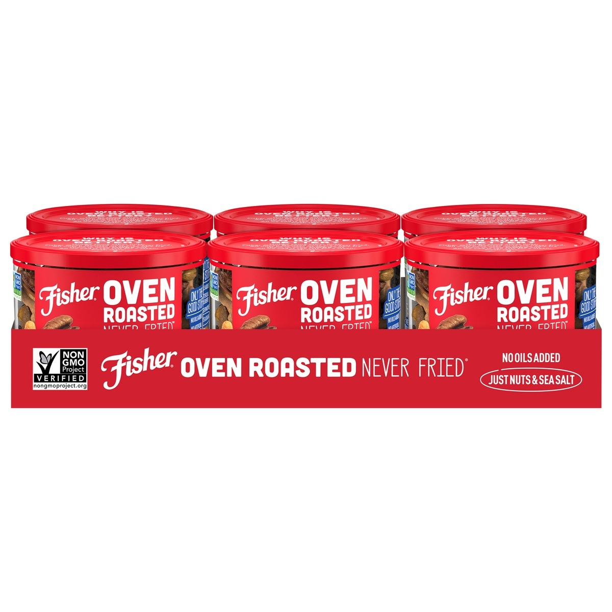 Fisher Oven Roasted Never Fried Mixed Nuts with Peanuts 10 oz 10 oz Shipt