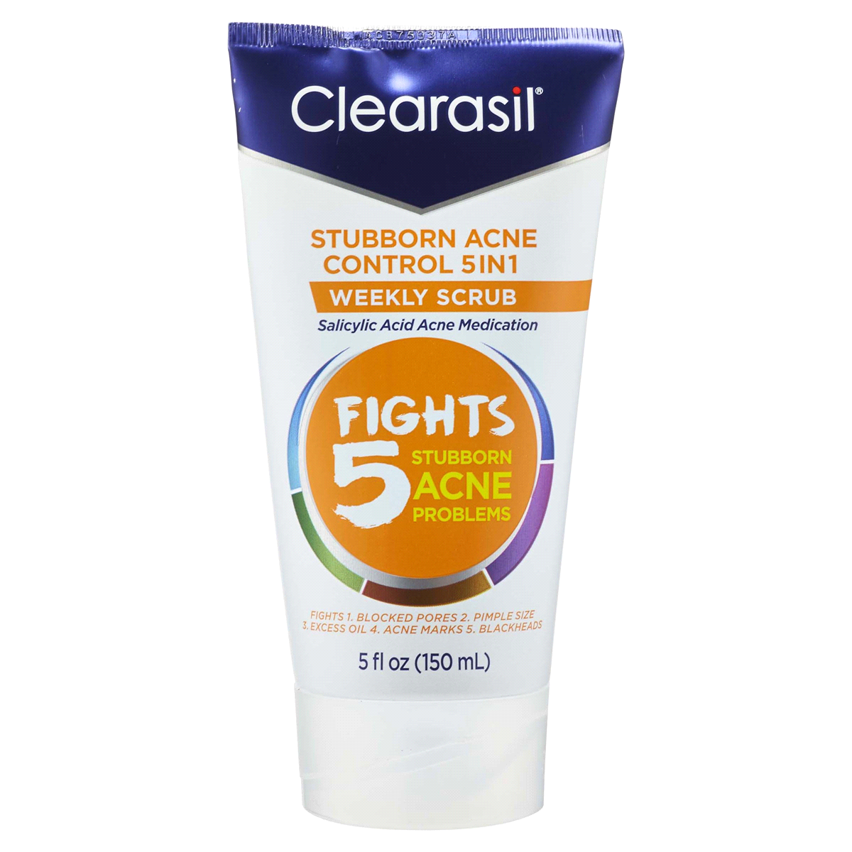 slide 1 of 1, Clearasil Blackhead Scrub, 5 oz