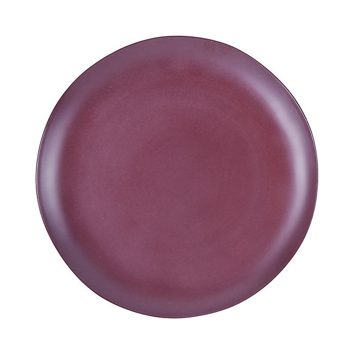 slide 1 of 3, Bee & Willow Home Bee & Willow Merge Melamine Dinner Plate - Dark Red, 1 ct