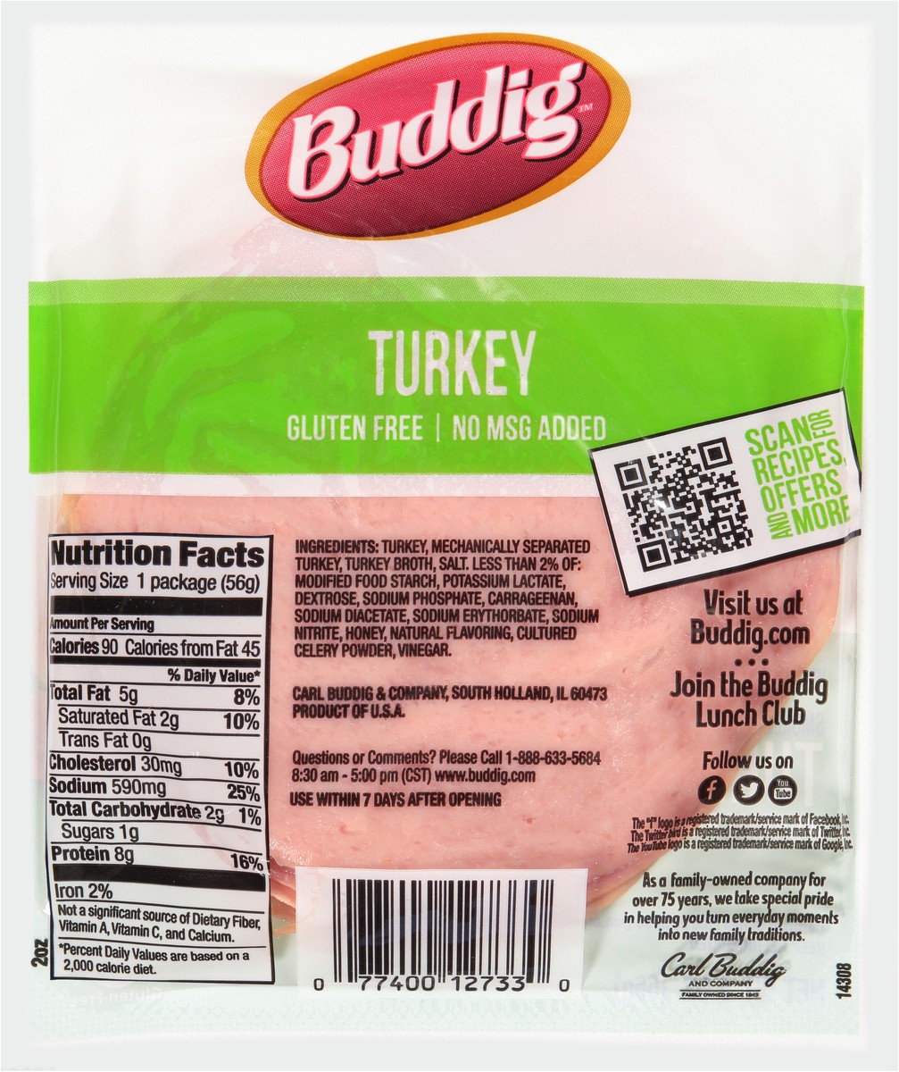 slide 3 of 7, Buddig Carl Buddig Original Turkey, 2 oz, 2 oz