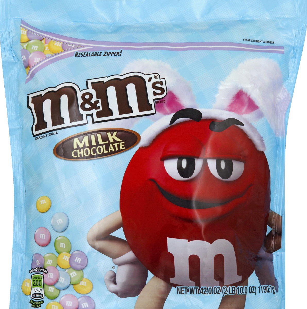 slide 5 of 6, M&M's Easter Milk Chocolate Candy Party Size 42-Ounce Bag, 42 oz
