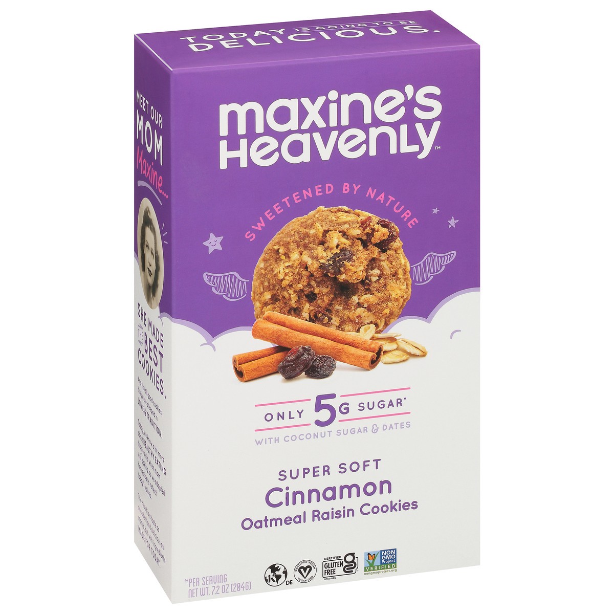 slide 7 of 10, Maxine's Heavenly Cookies Cinn Oatml, 7.2 oz