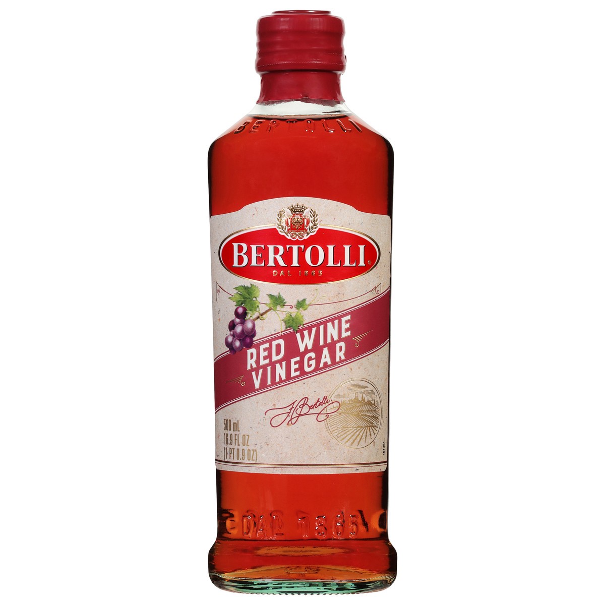 slide 1 of 9, Bertolli Red Wine Vinegar 16.9 fl oz, 16.9 fl oz