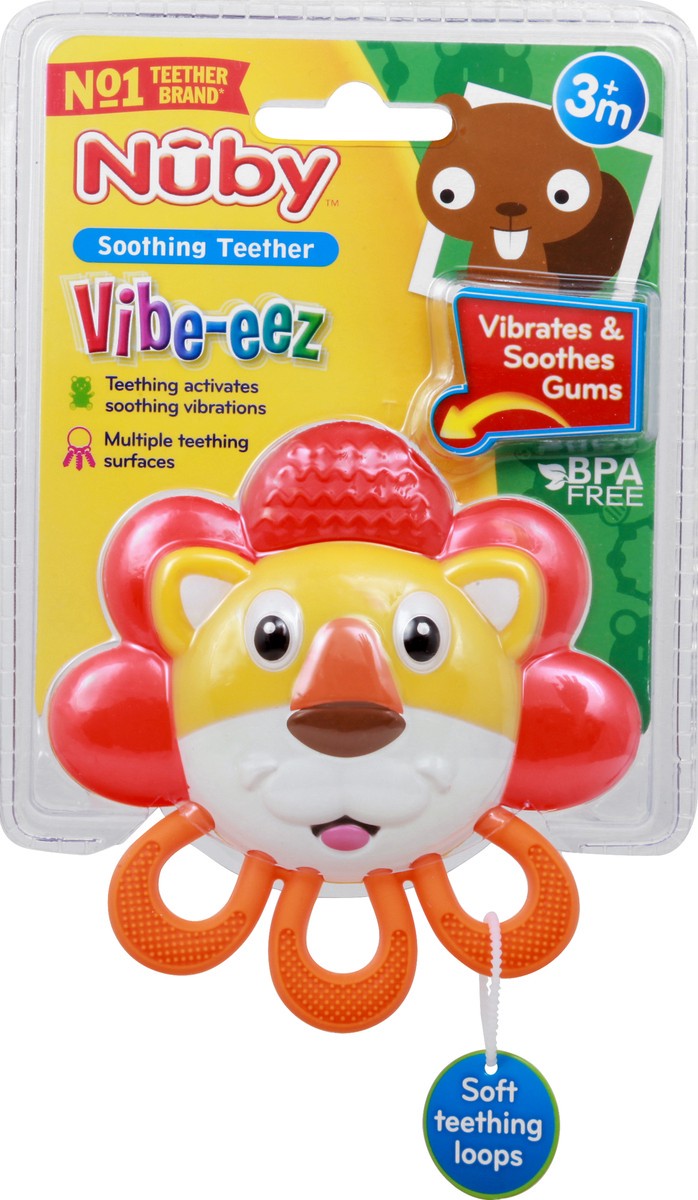 slide 4 of 10, Nuby Vibe-Eez Soothing Teether 1 ea, 1 ct