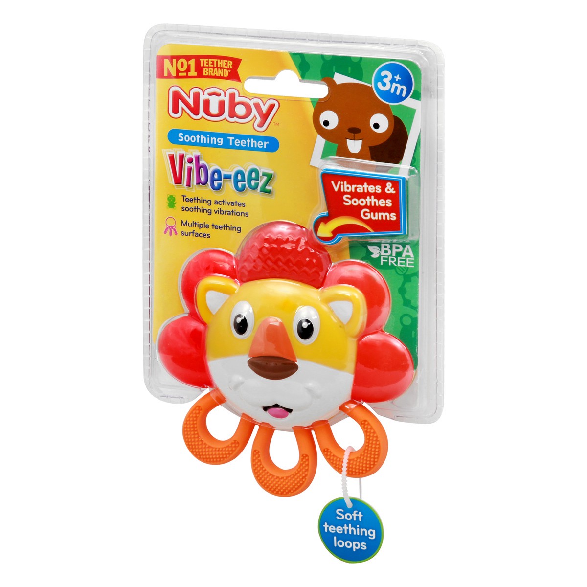 slide 8 of 10, Nuby Vibe-Eez Soothing Teether 1 ea, 1 ct