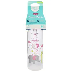 Evenflo 8 Ounce 0M+ Classic Prints Standard Feeding Bottle 1 ea