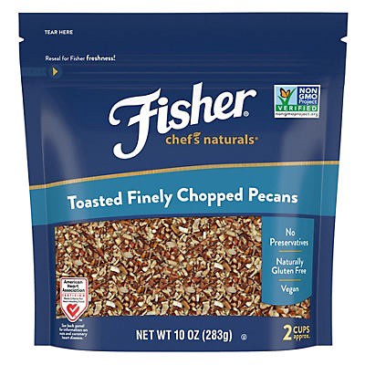 slide 1 of 10, Fisher Chef's Naturals Toasted Finely Chopped Pecan, 10 oz