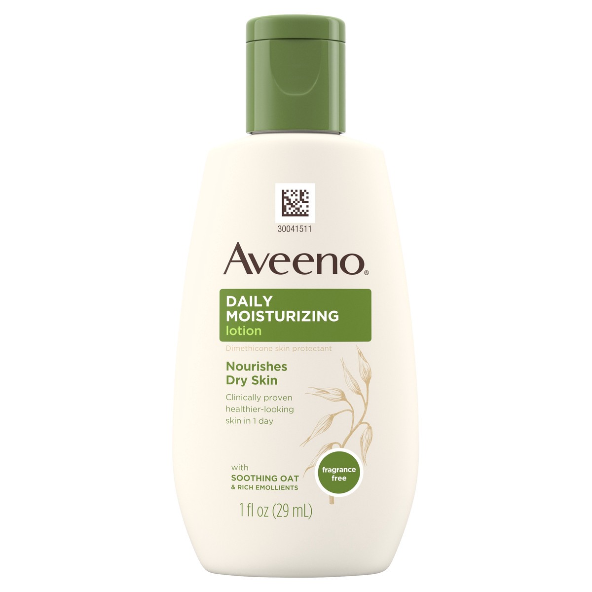 slide 1 of 5, Aveeno Adult Body Moisturising, Lotion, Fragrance-Free, 1 fl oz
