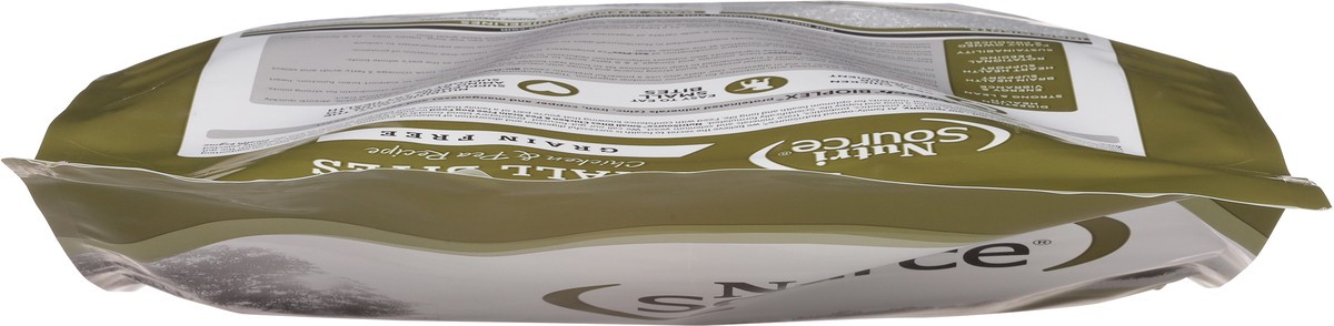 slide 9 of 14, NutriSource Grain Free Small Bites Chicken & Pea Recipe with Chicken & Chicken Meal Dog Food 12 lb, 12 lb