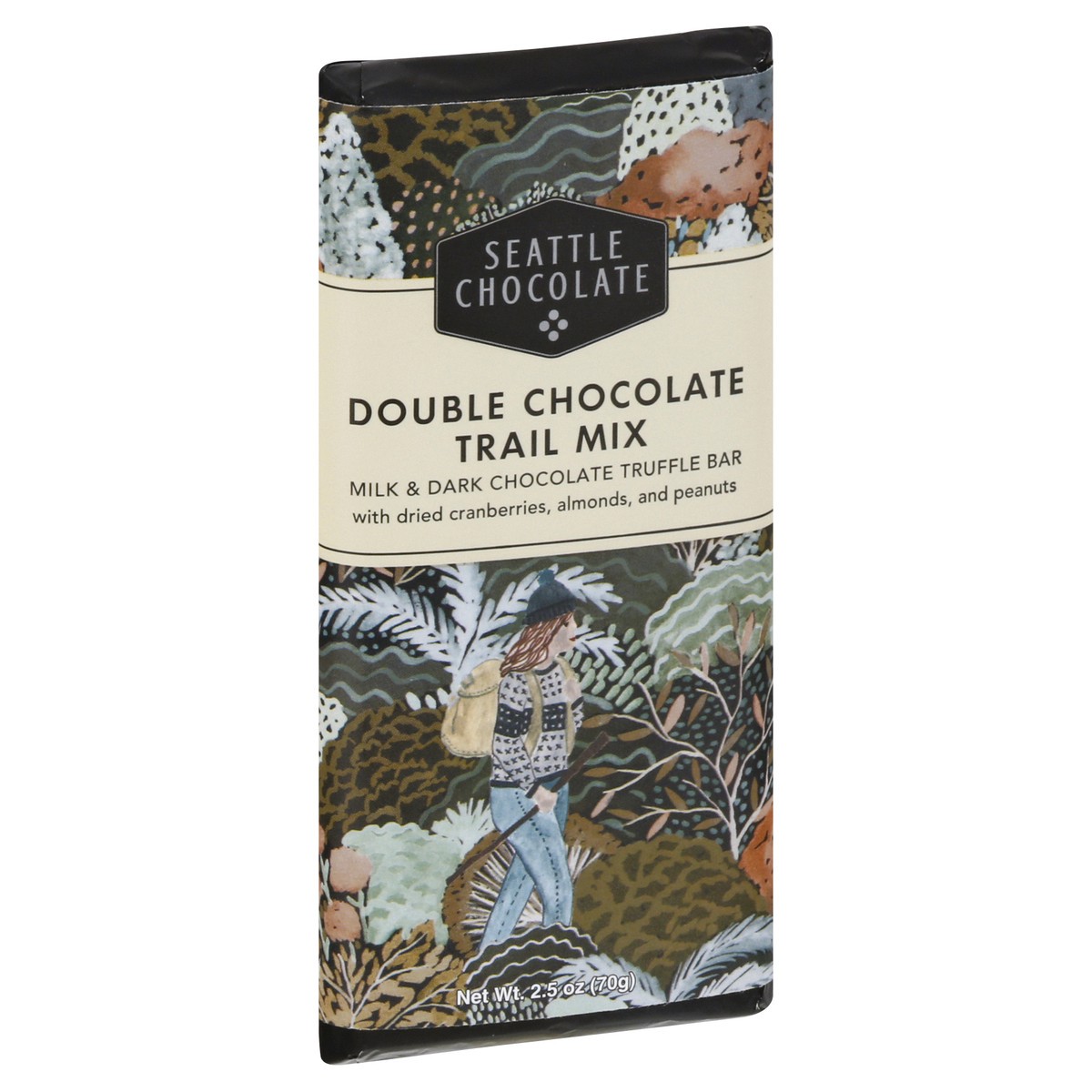slide 5 of 9, Seattle Chocolate Double Chocolate Trail Mix Truffle Bar 2.5 oz, 2.5 oz