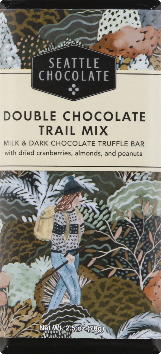 slide 1 of 9, Seattle Chocolate Double Chocolate Trail Mix Truffle Bar 2.5 oz, 2.5 oz