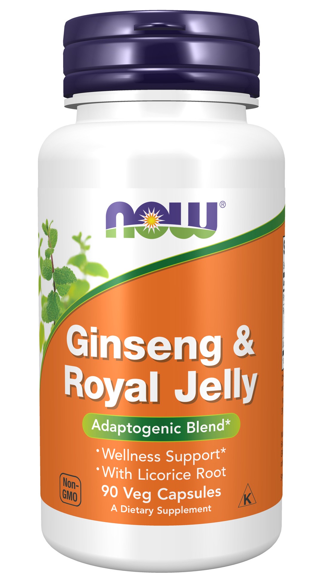 slide 1 of 4, NOW Ginseng & Royal Jelly - 90 Veg Capsules, 90 ct