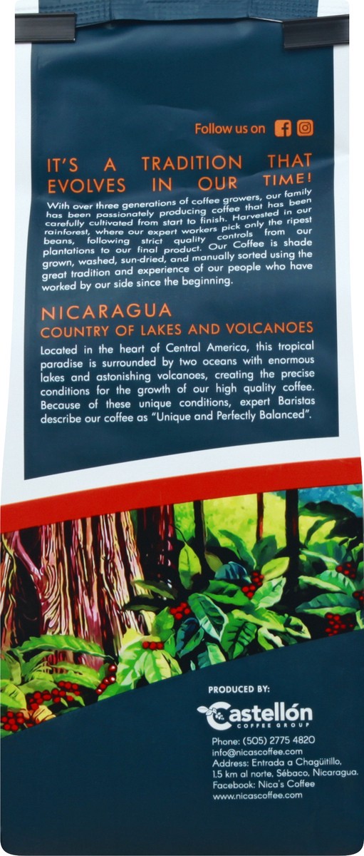 slide 10 of 12, Nica's Coffee Dark Roast Ground Nicaraguan Supremo Coffee - 12 oz, 12 oz