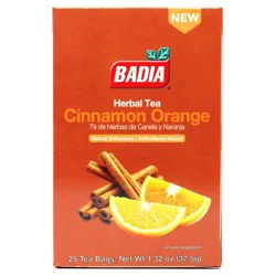 Badia Orange Cinnamon Tea