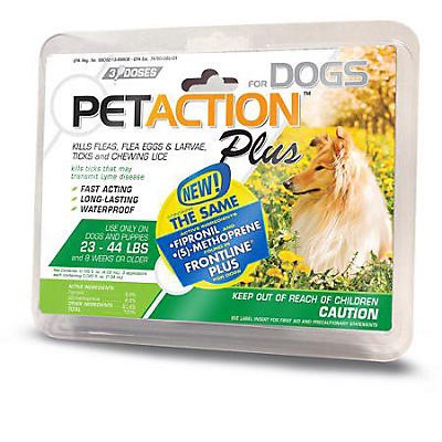 slide 1 of 4, PetAction Pet Action Plus Insect Treatment For Medium Dogs, 3 ct