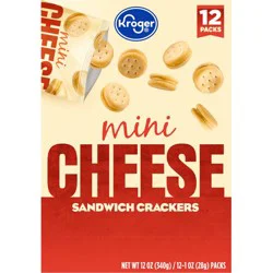 Kroger Mini Cheese Sandwich Crackers