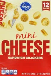 Kroger Mini Cheese Sandwich Crackers