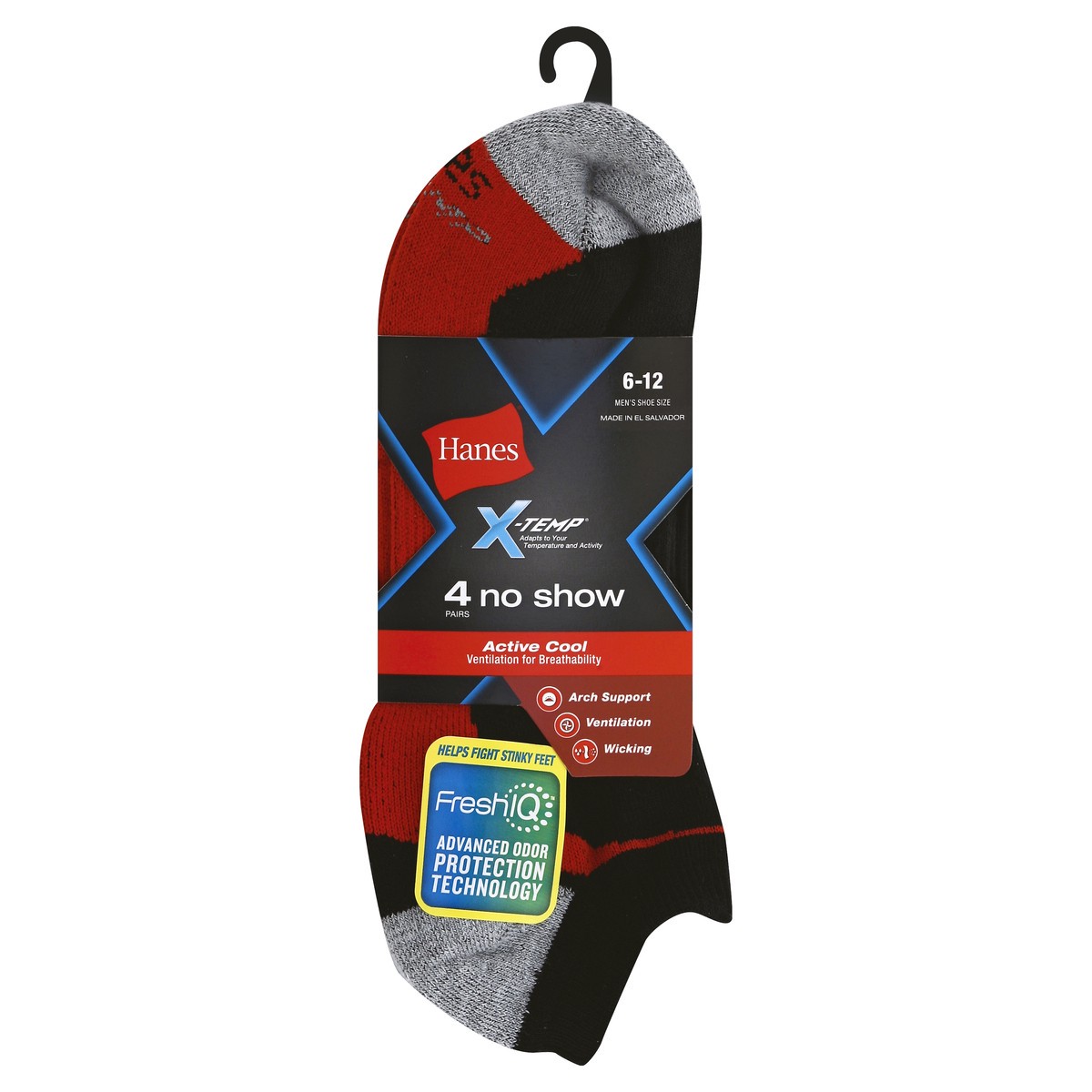 slide 2 of 3, Hanes Socks 4 ea, 4 ct