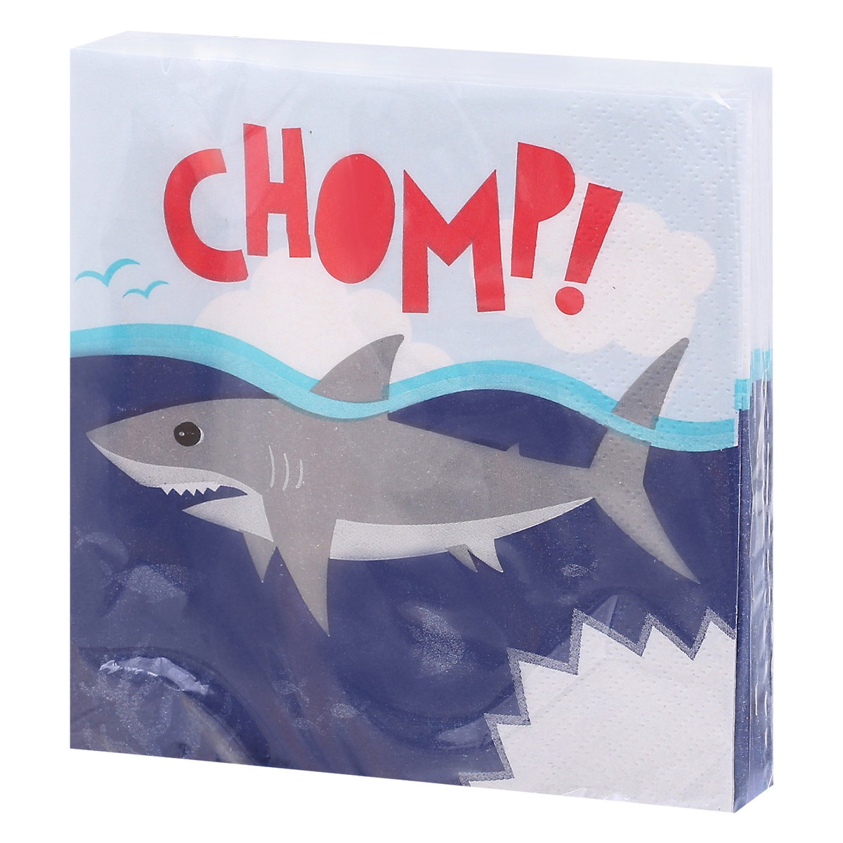 slide 8 of 9, Party Creations 2 Ply Shark Party Napkins 16 ea, 16 ct