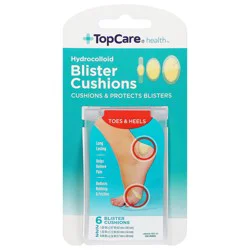 TopCare Health Hydrocolloid Blister Cushions 6 ea