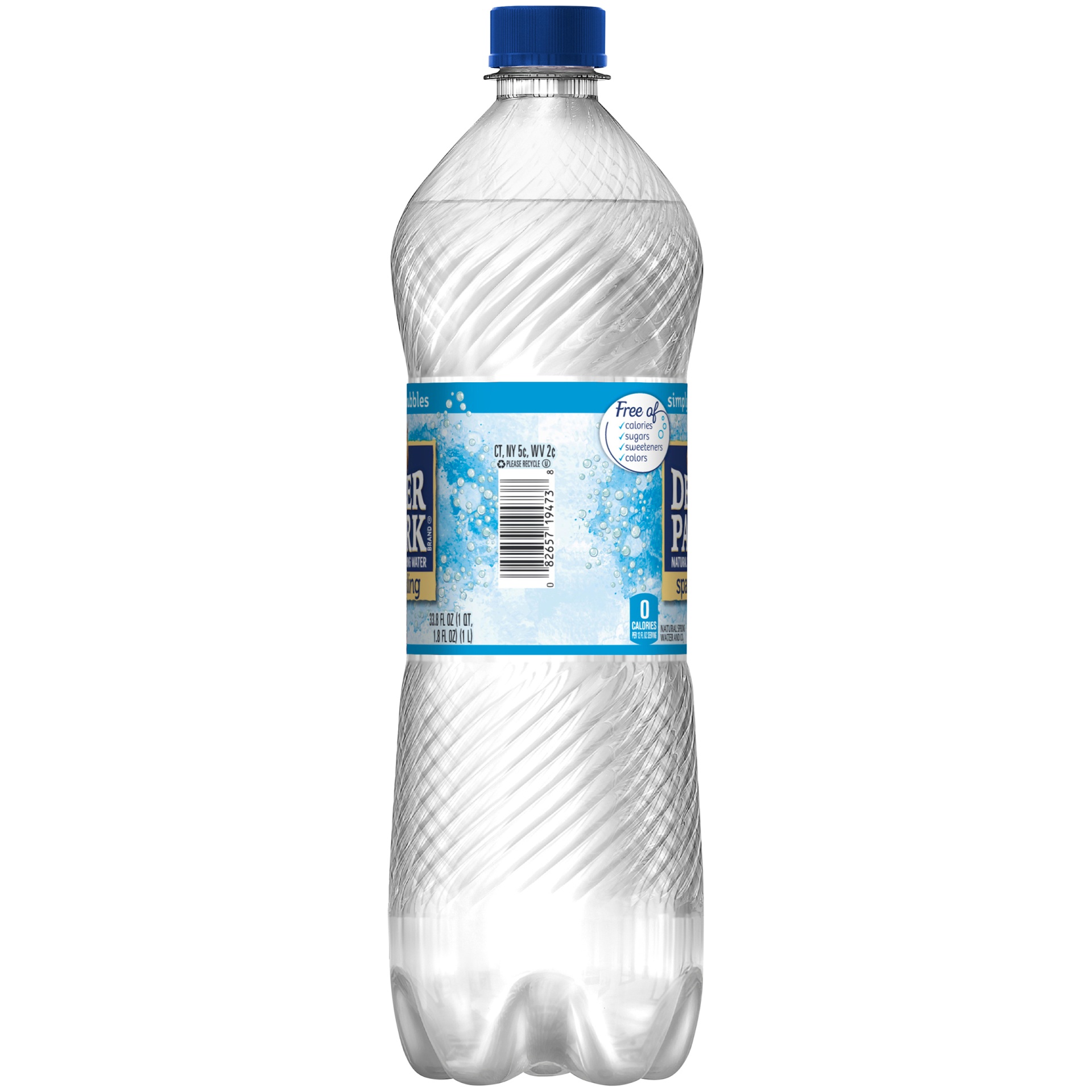 slide 2 of 6, Deer Park Sparkling Water Bottle, 33.8 fl oz