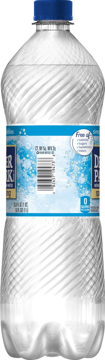 slide 3 of 6, Deer Park Sparkling Water, Simply Bubbles- 33.8 oz, 33.8 oz