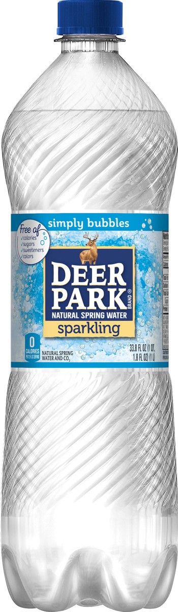 slide 5 of 6, Deer Park Sparkling Water, Simply Bubbles- 33.8 oz, 33.8 oz