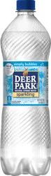 Deer Park Sparkling Water, Simply Bubbles, 33.8 oz. Bottle