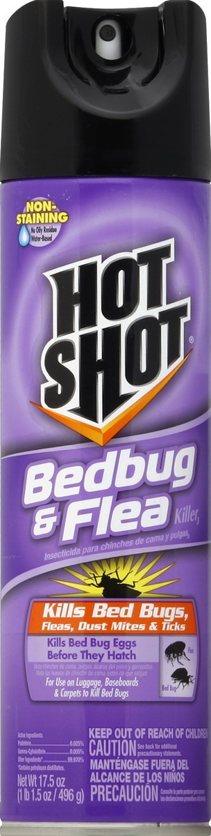 slide 2 of 2, Hot Shot Bedbug Killer Aerosol, 17.5 oz