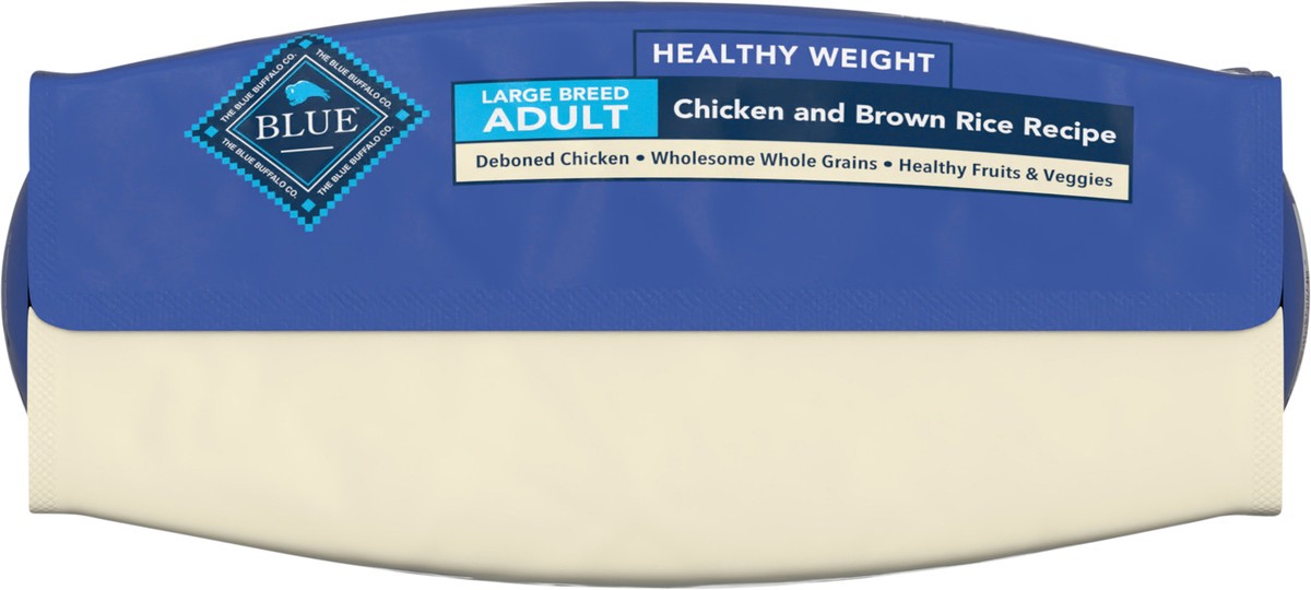 slide 7 of 8, Blue Buffalo Life Protection Formula Natural Adult Large Breed Healthy Weight Dry Dog Food, Chicken and Brown Rice 30-lb, 30 lb
