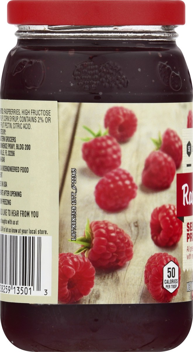 slide 7 of 9, Se Grocers Seedless Raspberry, 18 oz