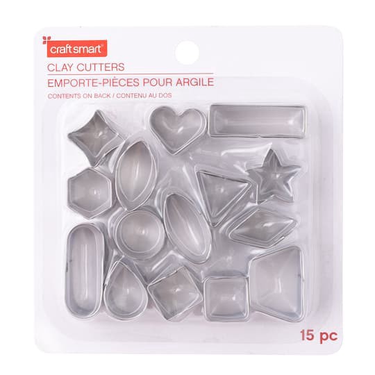 slide 1 of 3, Mixed Clay Cutter Set By Craft Smart, 75 in x 5 in x 1 in