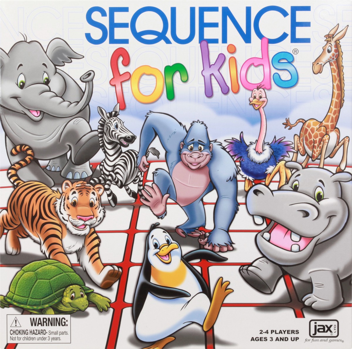 slide 1 of 9, Sequence For Kids Board & Card Game 1 ea, 1 ct