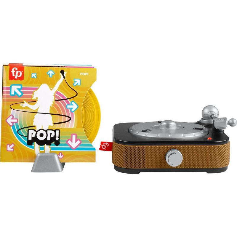 slide 5 of 6, Laugh & Learn Fisher-Price Rockin' Record Player Musical Toy for Preschool Pretend Play, 1 ct