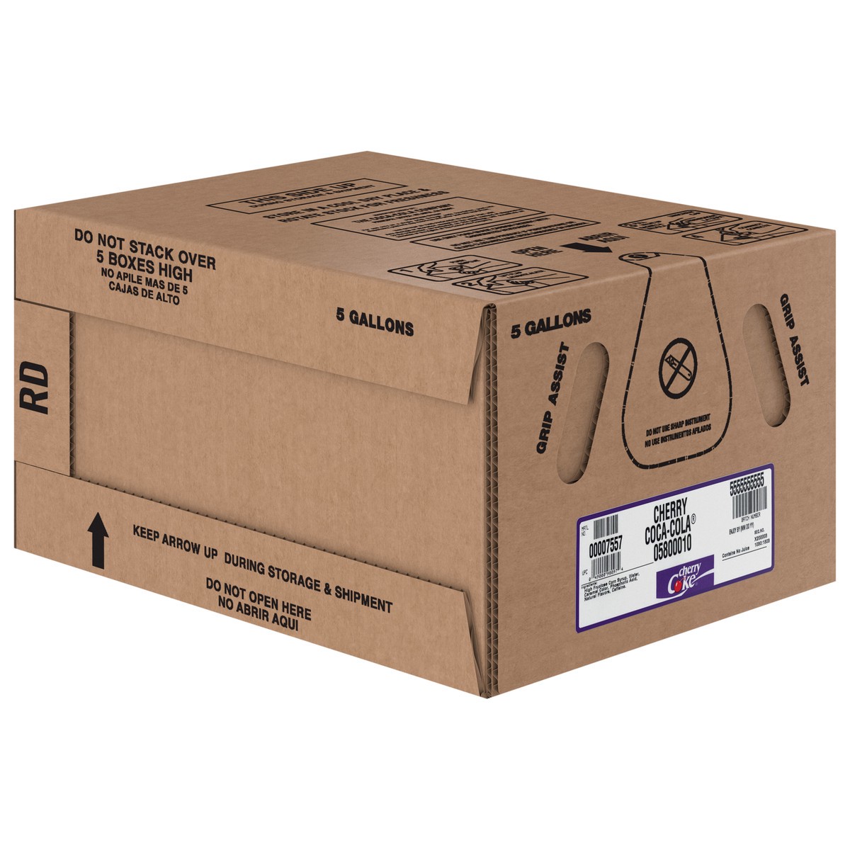 slide 3 of 3, Coca-Cola Cherry Cola Soft Drink Syrup - 640 fl oz, 640 fl oz