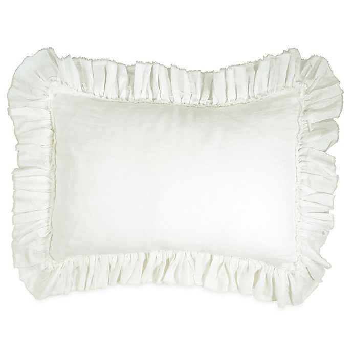 slide 1 of 1, Wamsutta Vintage Washed Linen King Pillow Sham - Winter White, 1 ct