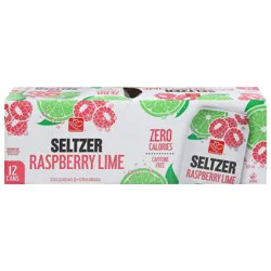 Harris Teeter Raspberry Lime Seltzer