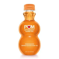 POM Wonderful Super Tea, Pomegranate Orange Blossom White Tea, 12 Ounce