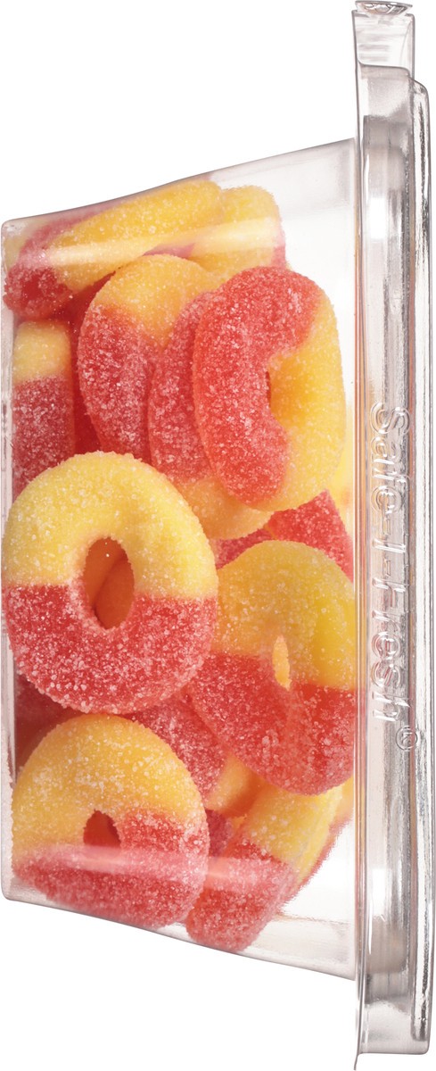 slide 5 of 12, JLM Manufacturing Gummi Peach Rings 15 oz, 15 oz