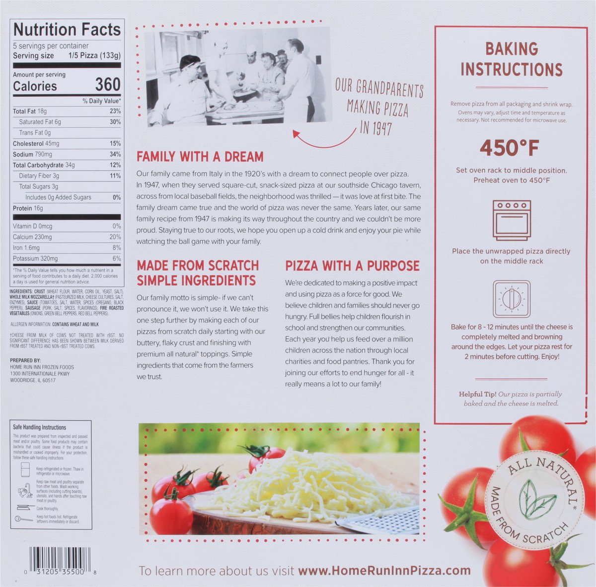 slide 5 of 9, Home Run Inn Ultra Thin Sausage Supreme Pizza 23.5 oz, 23.5 oz