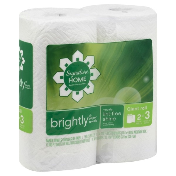 slide 1 of 5, Signature Select Paper Towels 2 ea, 2 ct