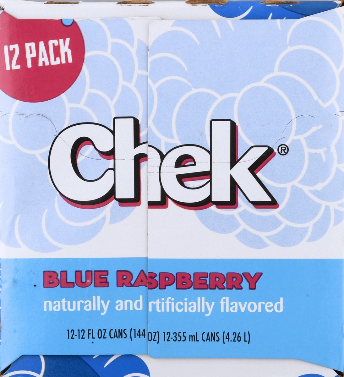 slide 8 of 9, Chek 12 Pack Blue Raspberry Soda 12 ea, 12 ct