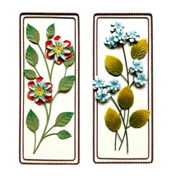 ROOM & RETREAT Meijer Metal Flower Wall Decor 2 Assortment