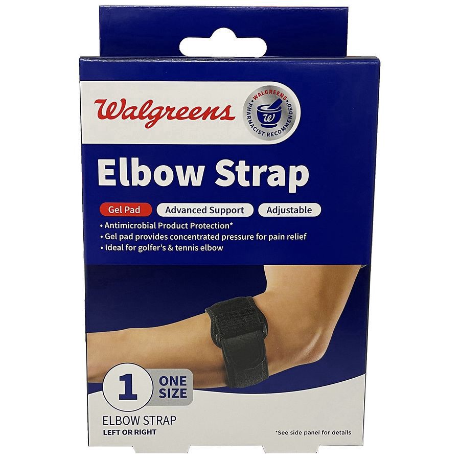 slide 1 of 1, Walgreens Elbow Strap One Size, 1 ct
